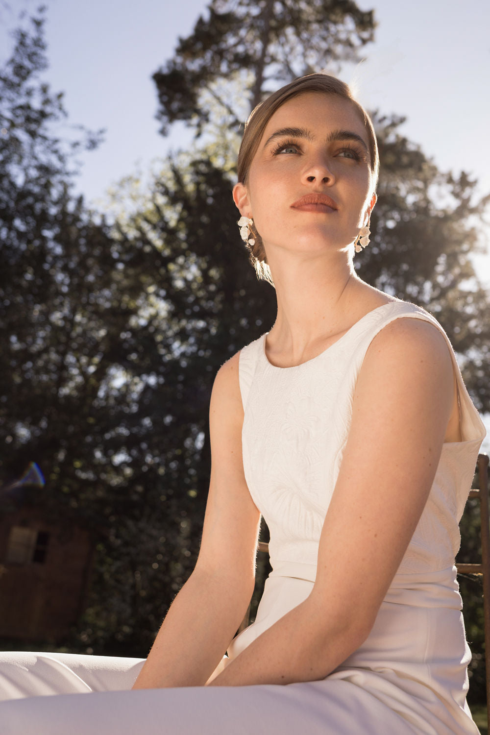 Boucles d'oreilles de mariée Frida