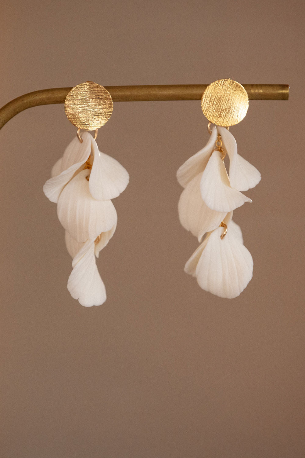 Boucles d'oreilles en porcelaine froide