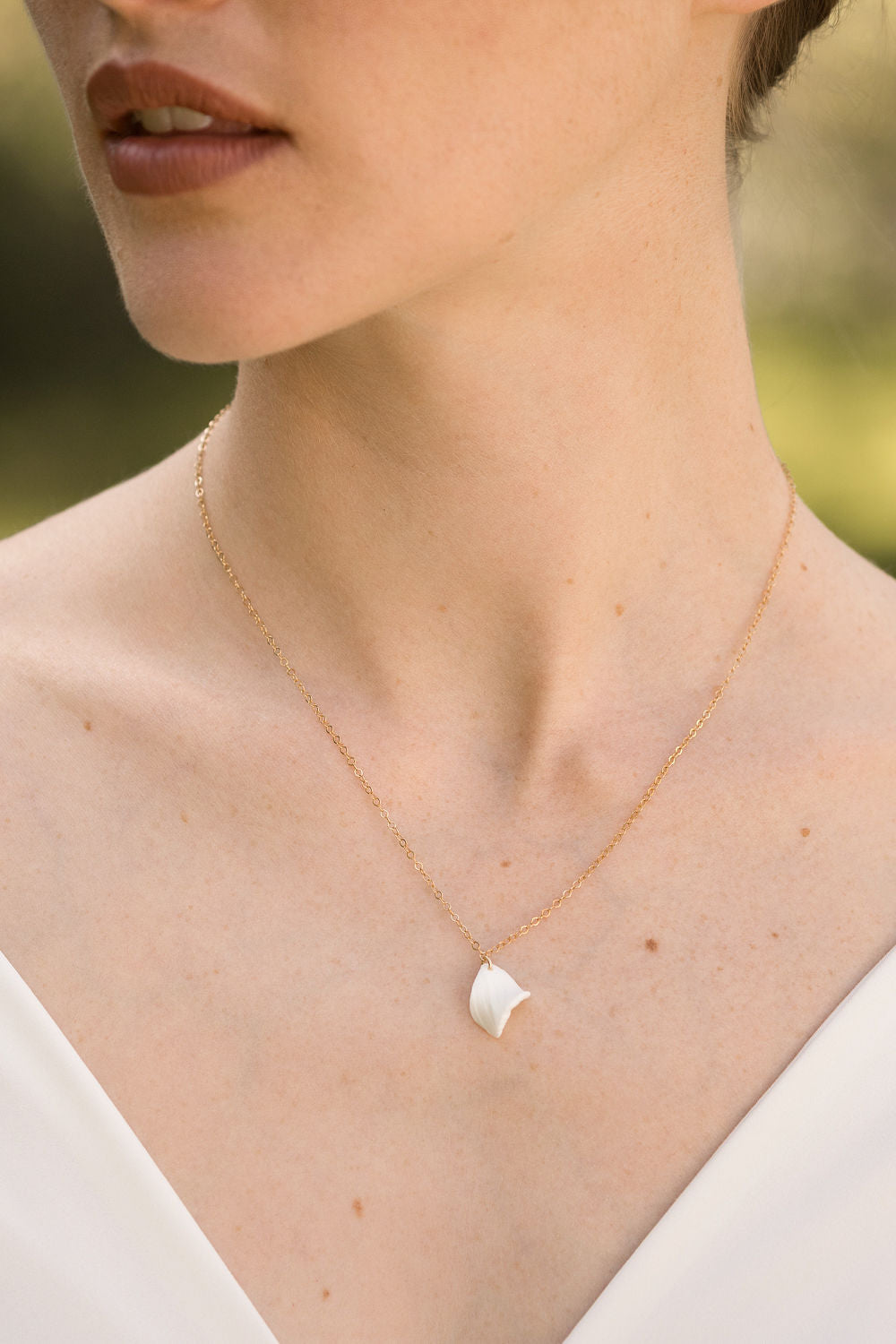 Collier en porcelaine Diane
