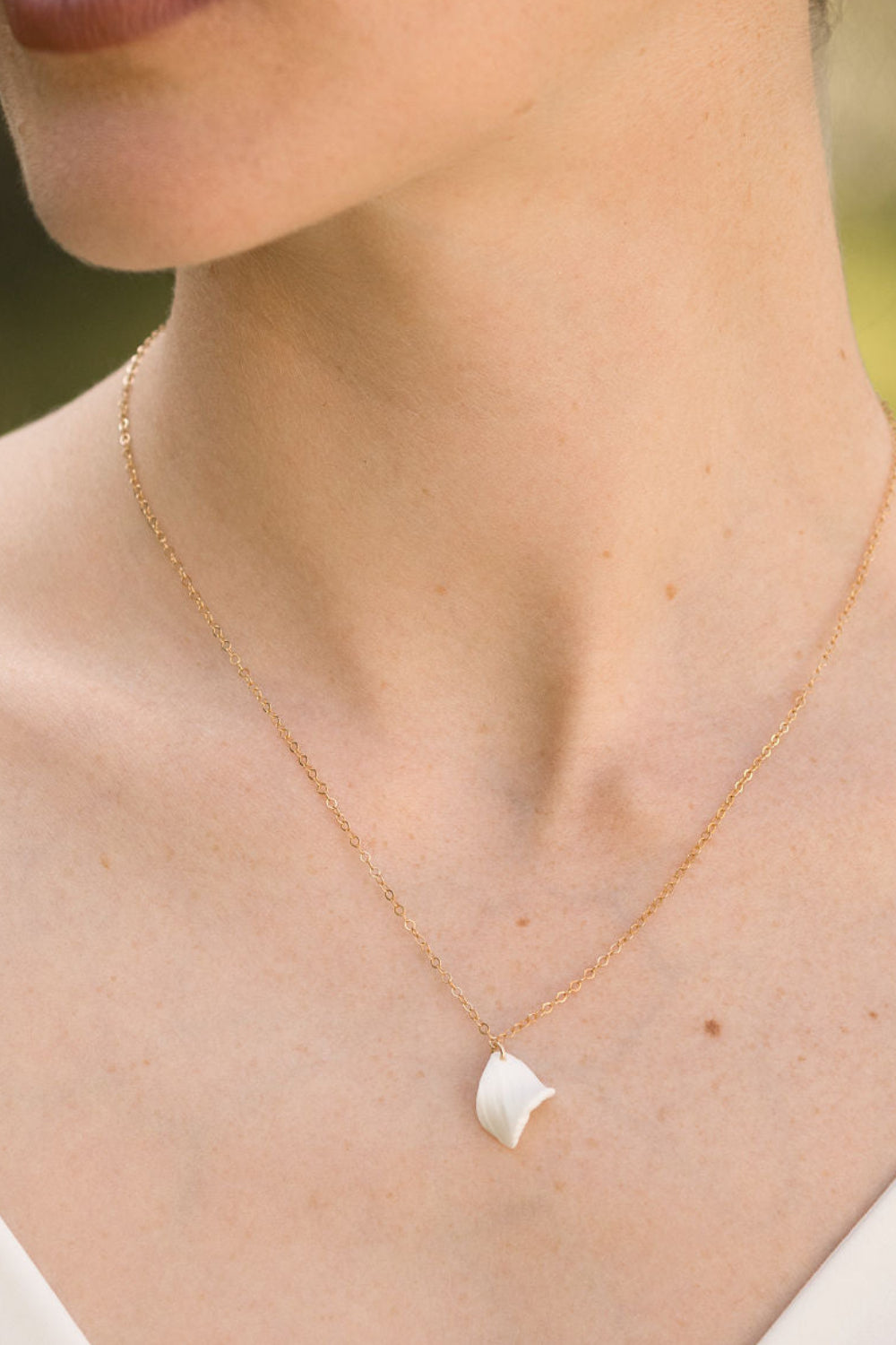 Collier en porcelaine Diane