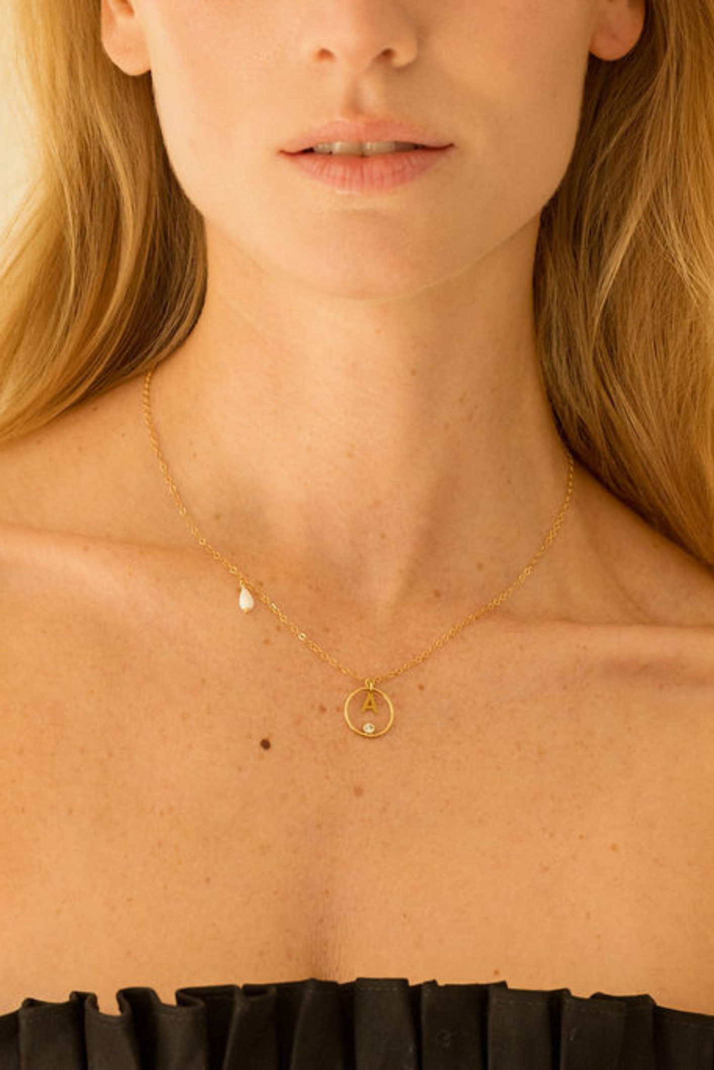 Collier initiale Clothilde