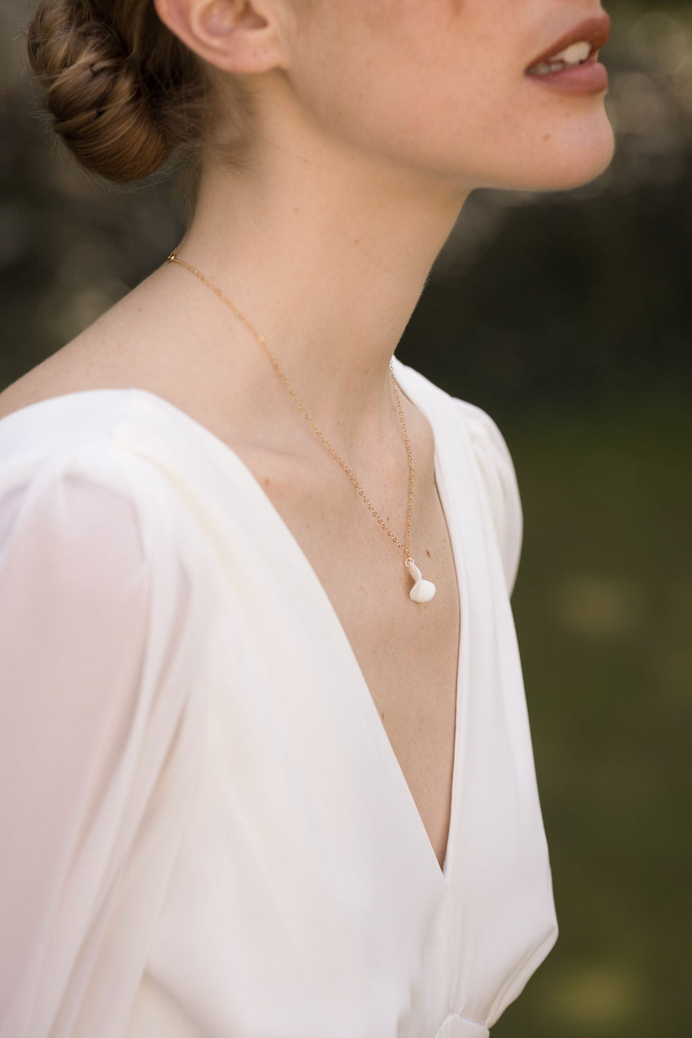 Collier en porcelaine Diane