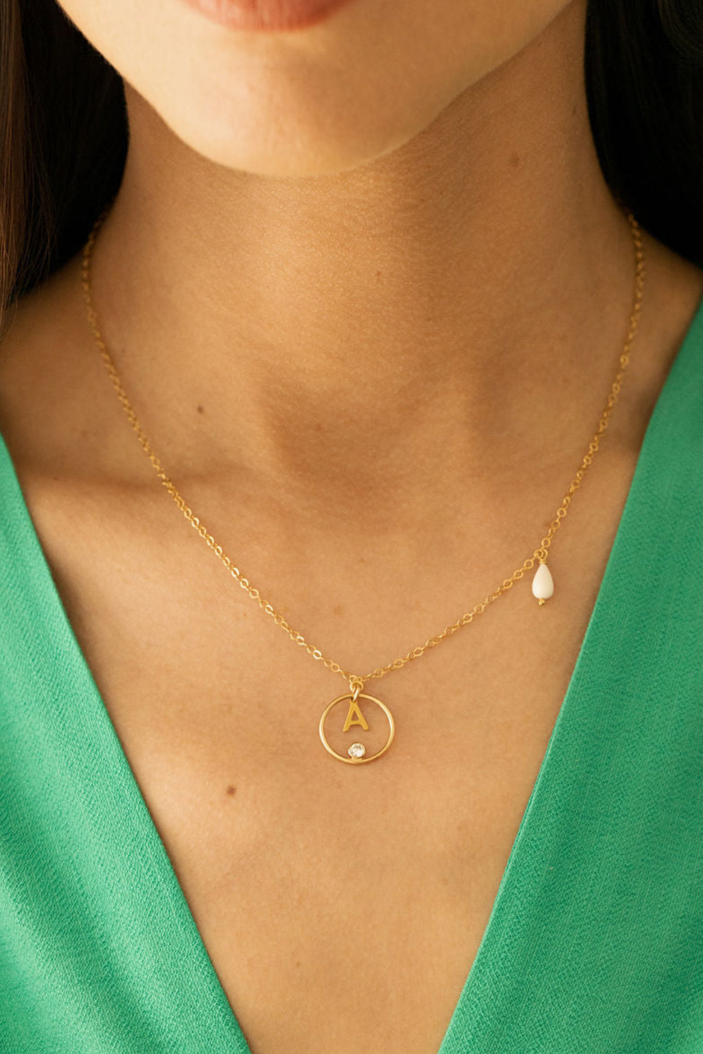 Collier initiale Clothilde