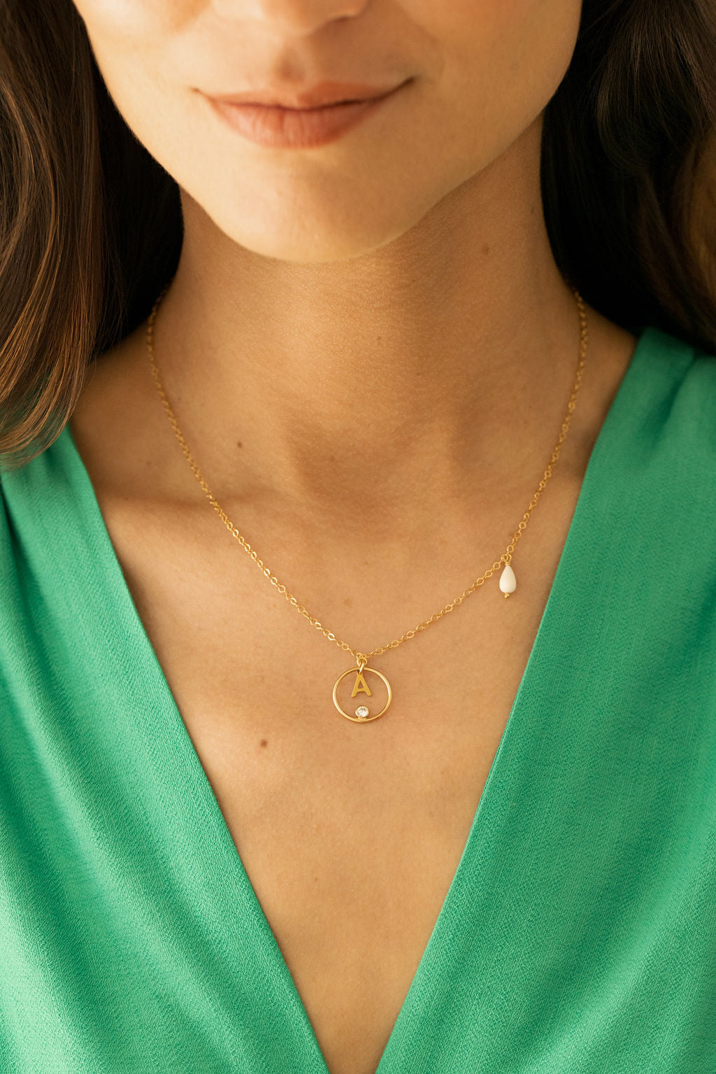 Collier initiale Clothilde