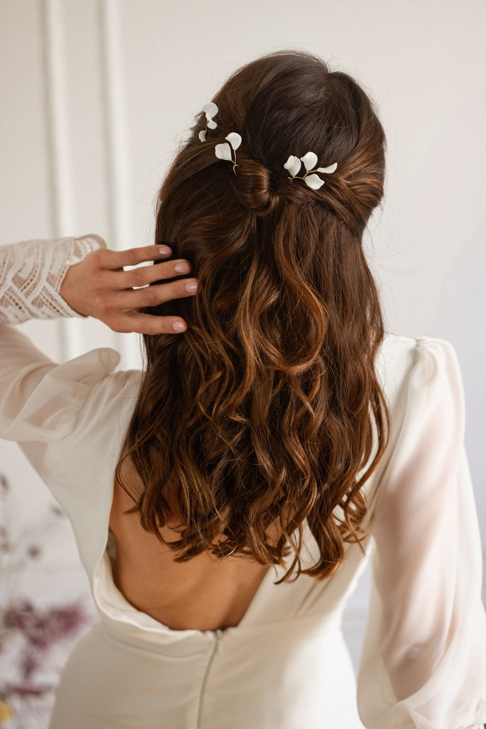 épingles de mariage en porcelaine