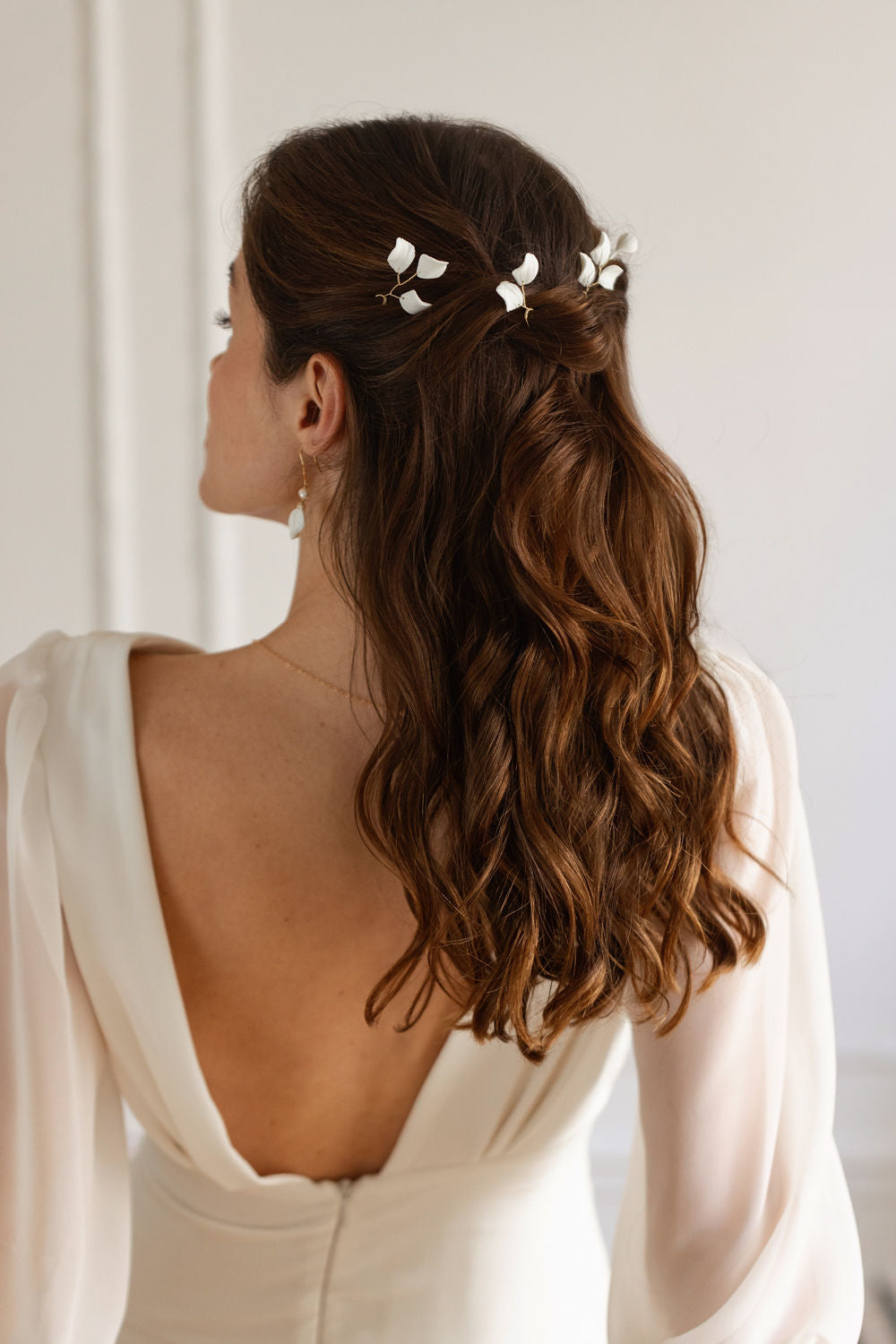 pics de mariée romantiques porcelaine