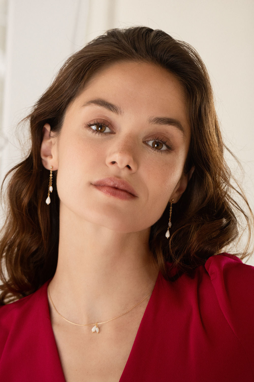 parure porcelaine et nacre