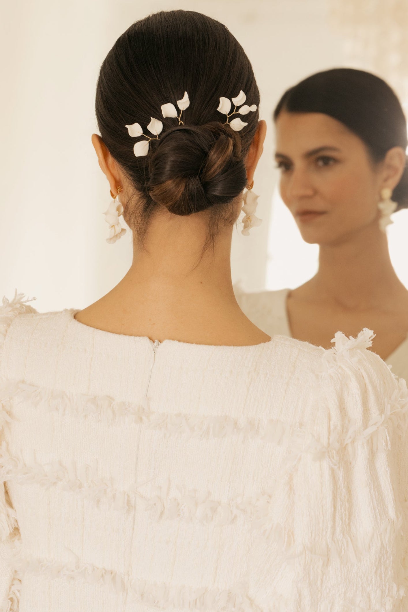 Coffret Diane Boucles d'oreilles & Pics à chignon