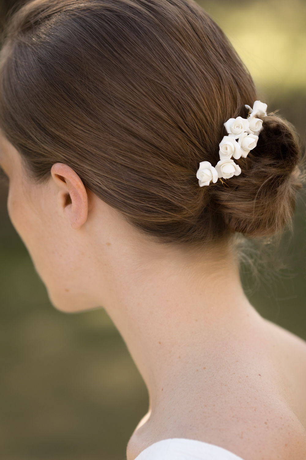 Peigne de mariée en porcelaine Rita