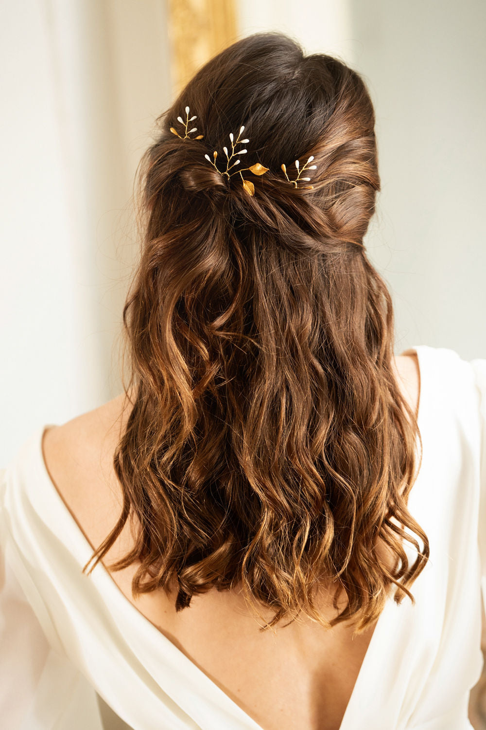 trio de pics à cheveux mariage hortense