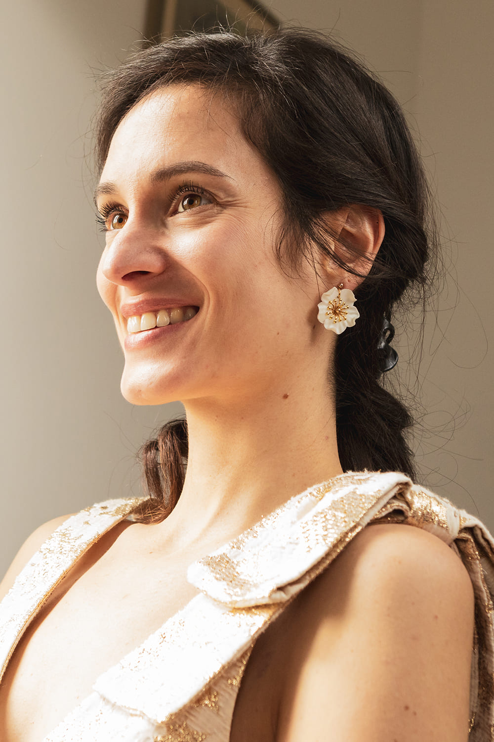 Boucles d'oreilles Anémone