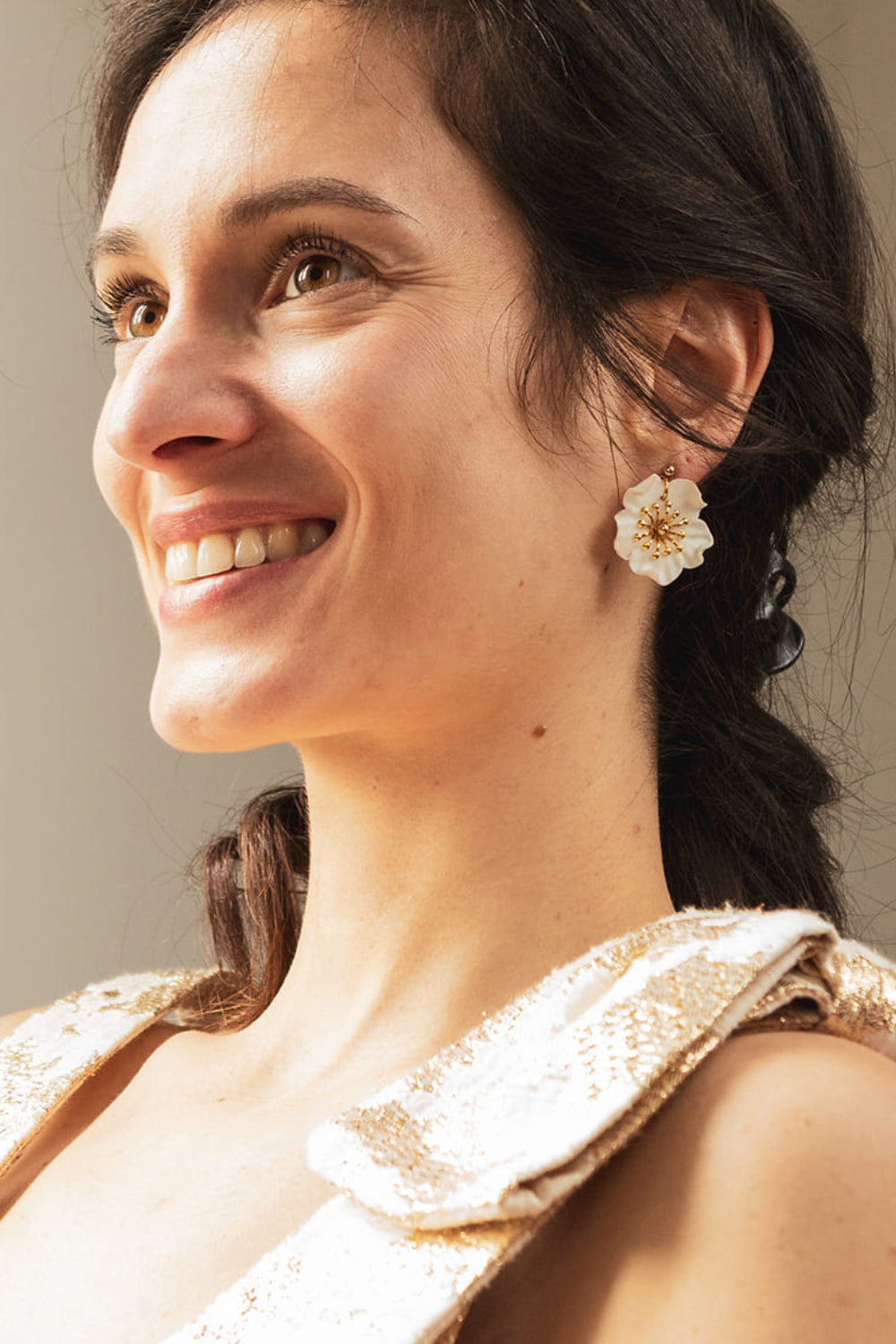 Boucles d'oreilles Anémone
