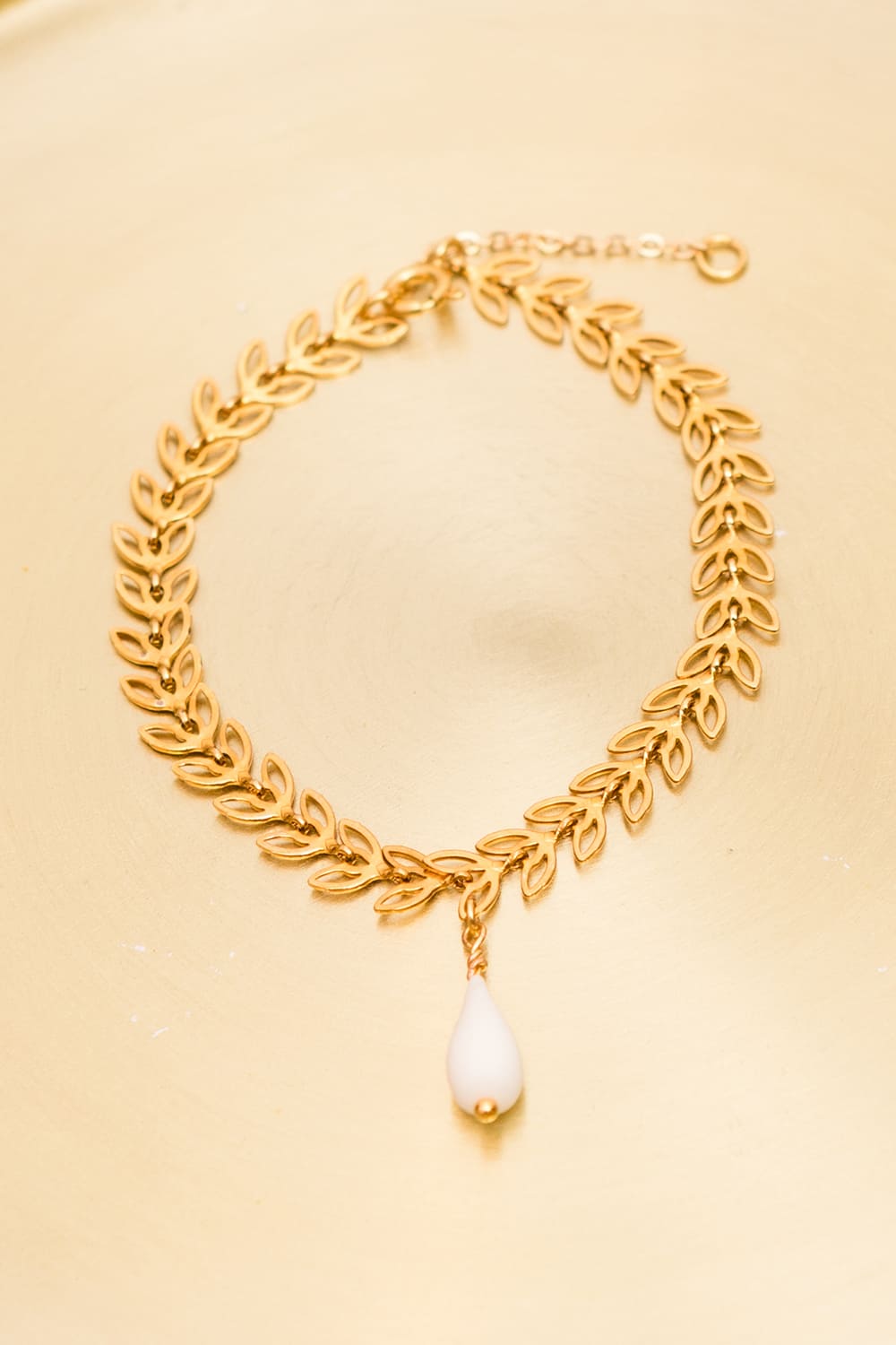 photo du bracelet de mariée en porcelaine