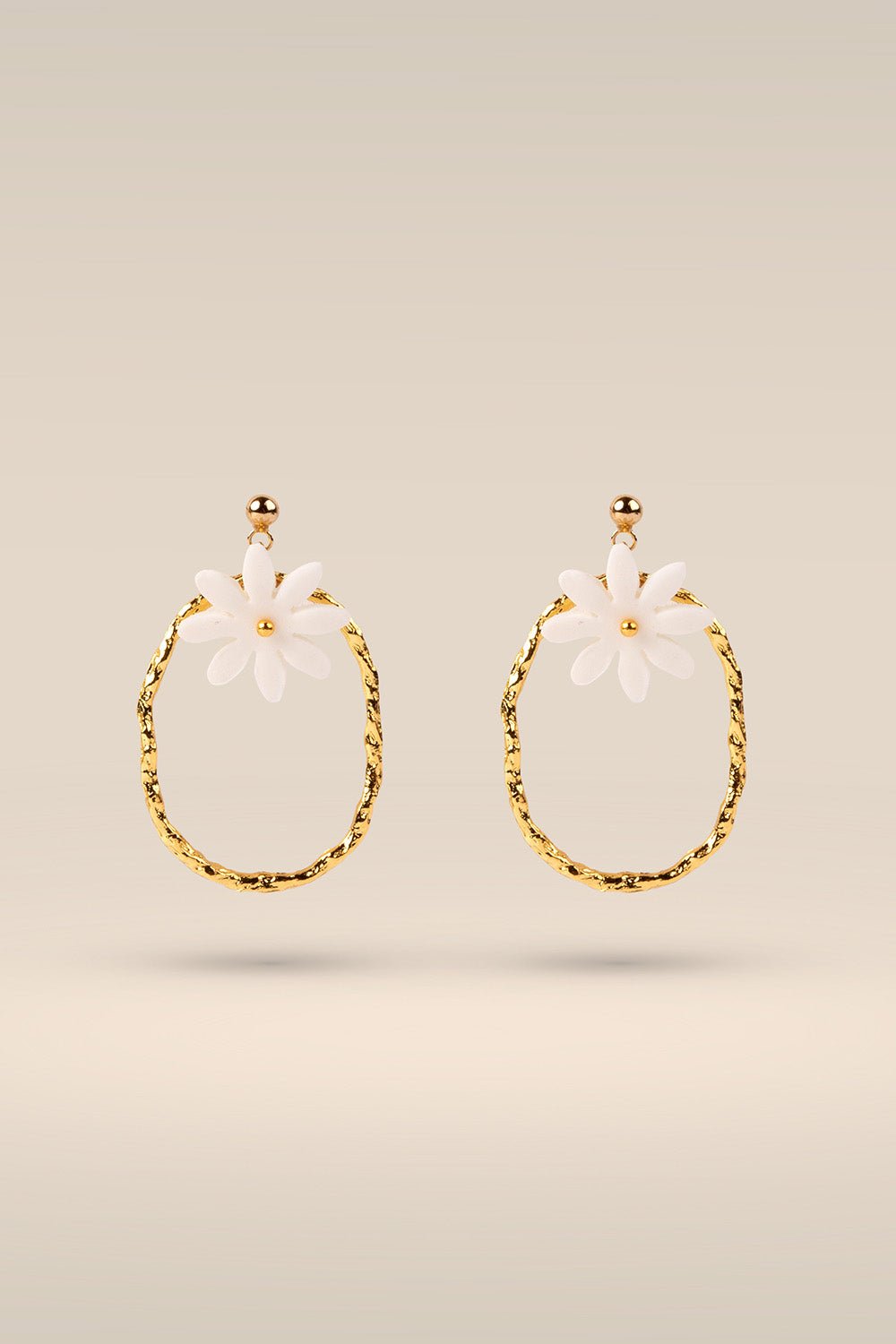 Boucles d'oreilles Marguerite - atelierarmande